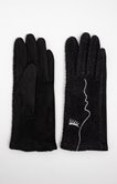 Gants visage noir