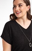 TEE-SHIRT FÊTE AVEC COLLIER