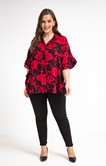 CHEMISE STYLE PONCHO IMPRIME FLEURS