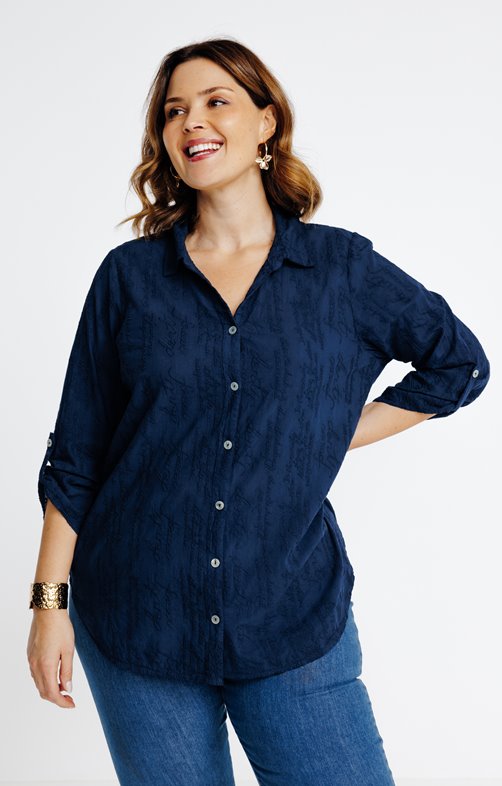 Chemise brodée