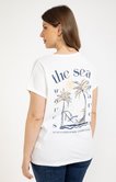 Tee-shirt imprimé placé dos