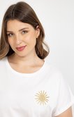 Tee-shirt imprimé placé dos