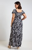 Robe longue imprimée