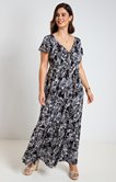 Robe longue imprimée