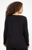 Tee-shirt uni col carré