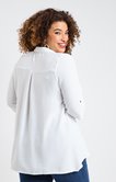 Chemise manches courtes et boutons coco