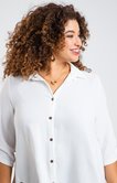 Chemise manches courtes et boutons coco