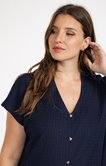 Tee-shirt avec boutons coeurs