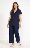 Tee-shirt avec boutons coeurs