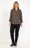 Tee-shirt imprimé forme chemise