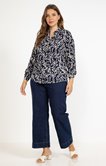 Tee-shirt imprimé forme chemise