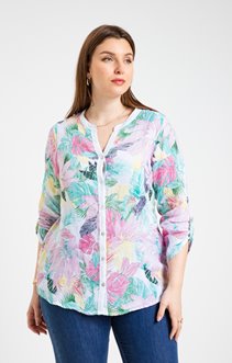 CHEMISE EN LIN IMPRIMÉE
