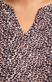 Tee-shirt imprimé animalier avec strass 