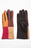 Gants avec patch de couleurs