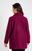 Manteau court en bouclette 