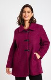 Manteau court en bouclette 