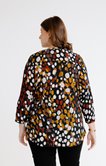 Tunique imprimée avec boutons au col