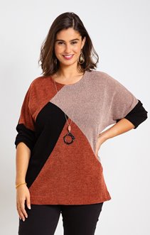 Pull patch col rond
