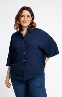 Tee-shirt forme chemise