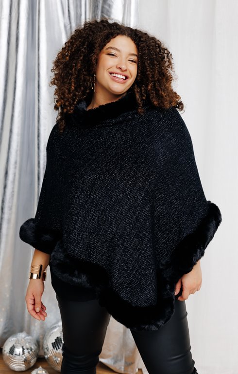 Poncho noir