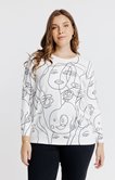 Pull marinière avec motif bateau