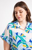 Chemise imprimée manches courtes