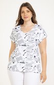 Tee-shirt imprimé journal