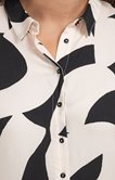 CHEMISE BOUTONNEE IMPRIME GRAPHIQUE