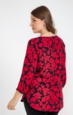 TUNIQUE EN VISCOSE LOURDE IMPRIMEE FLEUR