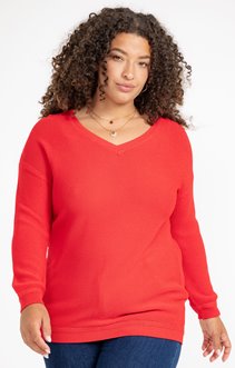 Pull uni maille