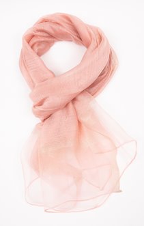 Etole de soie avec bordure lurex