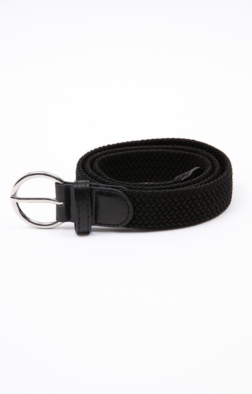 Ceinture tressée élastiquée