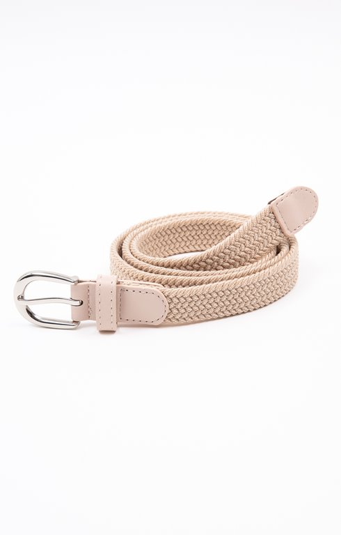 Ceinture tressée élastiquée