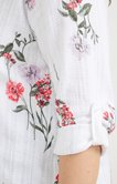 Chemise à imprimé floral manches 3/4