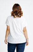 Tee-shirt uni broderie anglaise