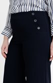 Pantalon 6 boutons jambes larges