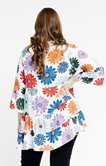Tunique à imprimé multicolore floral
