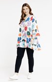 Tunique à imprimé multicolore floral