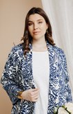 Veste imprimée forme kimono
