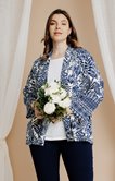 Veste imprimée forme kimono