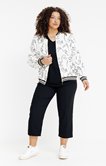Veste forme bomber imprimée