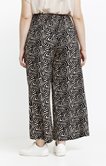 Pantalon large imprimé