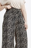 Pantalon large imprimé