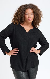 Tee-shirt uni reliéfé