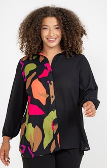 Chemise patch imprimé floral