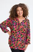 Chemisier imprimé fleuri