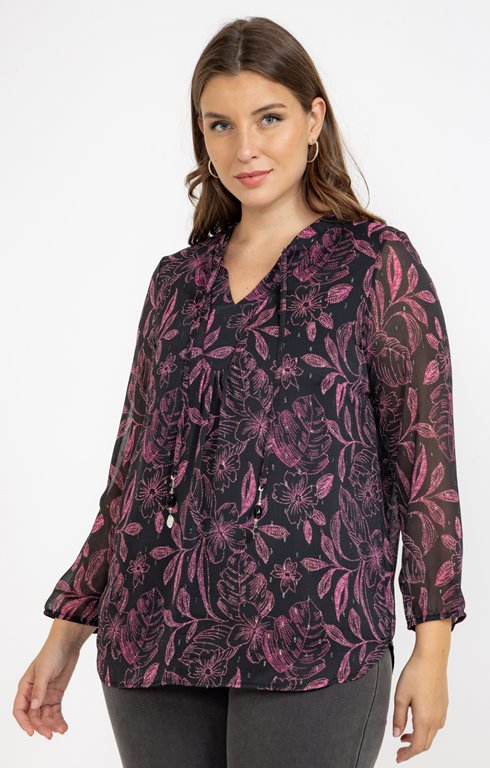 Tunique imprimée doublée