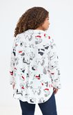 Chemise avec imprimé chiens