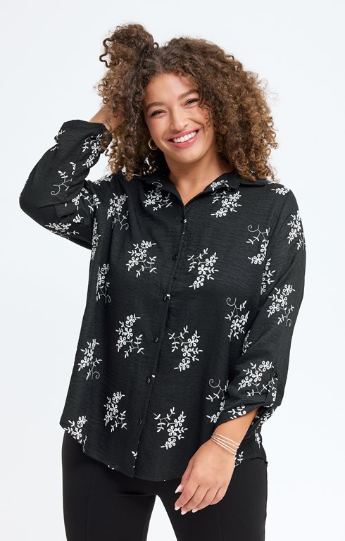 Chemise brodée