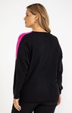 Pull patch avec strass